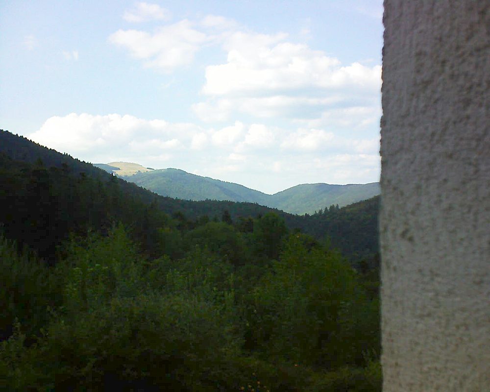 Le petit ballon vu depuis le Domaine Langmatt à Murbach le 19.08.2018 à 17:30 Le petit ballon (Alsace, Vosges) le 19.08.2018 à 17:30
