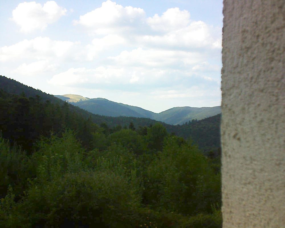 Le petit ballon vu depuis le Domaine Langmatt à Murbach le 19.08.2018 à 18:15 Le petit ballon (Alsace, Vosges) le 19.08.2018 à 18:15