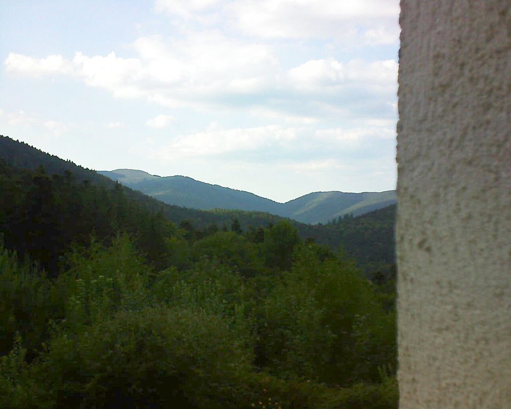 Le petit ballon vu depuis le Domaine Langmatt à Murbach le 19.08.2018 à 18:30 Le petit ballon (Alsace, Vosges) le 19.08.2018 à 18:30