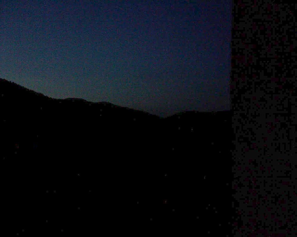 Le petit ballon vu depuis le Domaine Langmatt à Murbach le 19.08.2018 à 21:15 Le petit ballon (Alsace, Vosges) le 19.08.2018 à 21:15