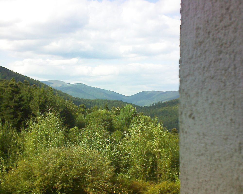 Le petit ballon vu depuis le Domaine Langmatt à Murbach le 20.08.2018 à 16:30 Le petit ballon (Alsace, Vosges) le 20.08.2018 à 16:30