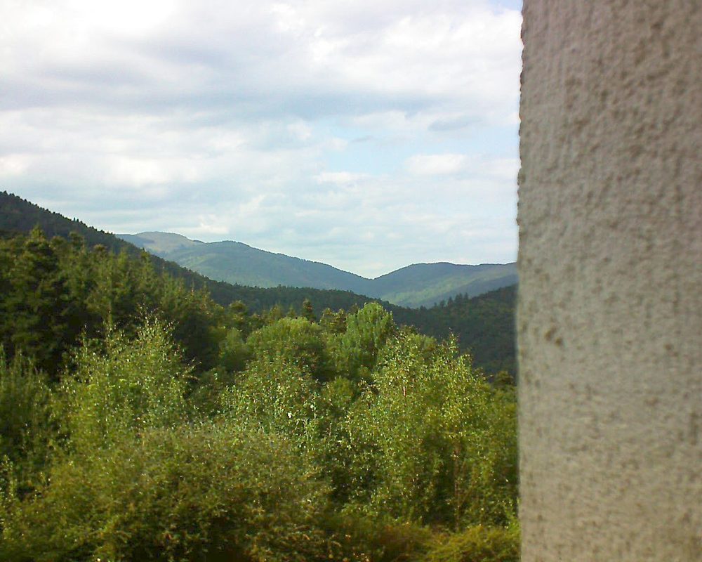 Le petit ballon vu depuis le Domaine Langmatt à Murbach le 20.08.2018 à 17:00 Le petit ballon (Alsace, Vosges) le 20.08.2018 à 17:00