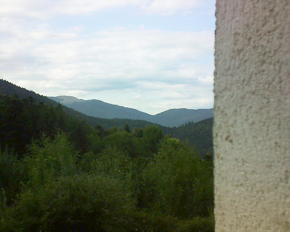 Le petit ballon vu depuis le Domaine Langmatt à Murbach le 20.08.2018 à 18:15 Le petit ballon (Alsace, Vosges) le 20.08.2018 à 18:15