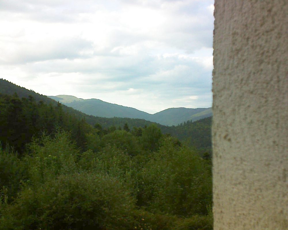Le petit ballon vu depuis le Domaine Langmatt à Murbach le 20.08.2018 à 19:00 Le petit ballon (Alsace, Vosges) le 20.08.2018 à 19:00