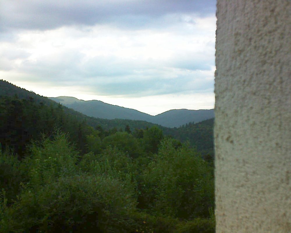 Le petit ballon vu depuis le Domaine Langmatt à Murbach le 20.08.2018 à 19:45 Le petit ballon (Alsace, Vosges) le 20.08.2018 à 19:45