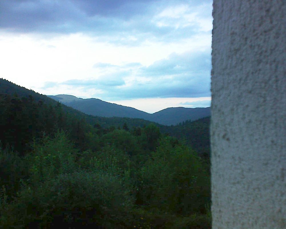 Le petit ballon vu depuis le Domaine Langmatt à Murbach le 20.08.2018 à 20:30 Le petit ballon (Alsace, Vosges) le 20.08.2018 à 20:30