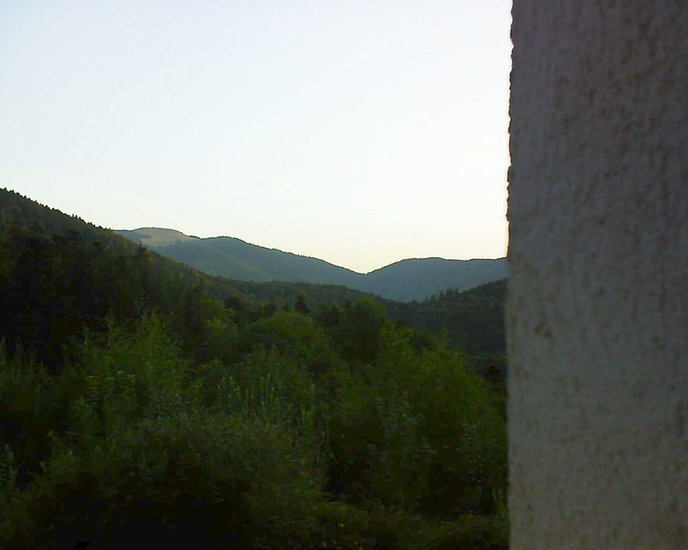 Le petit ballon vu depuis le Domaine Langmatt à Murbach le 21.08.2018 à 07:00 Le petit ballon (Alsace, Vosges) le 21.08.2018 à 07:00