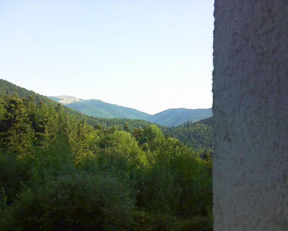 Le petit ballon vu depuis le Domaine Langmatt à Murbach le 21.08.2018 à 09:00 Le petit ballon (Alsace, Vosges) le 21.08.2018 à 09:00