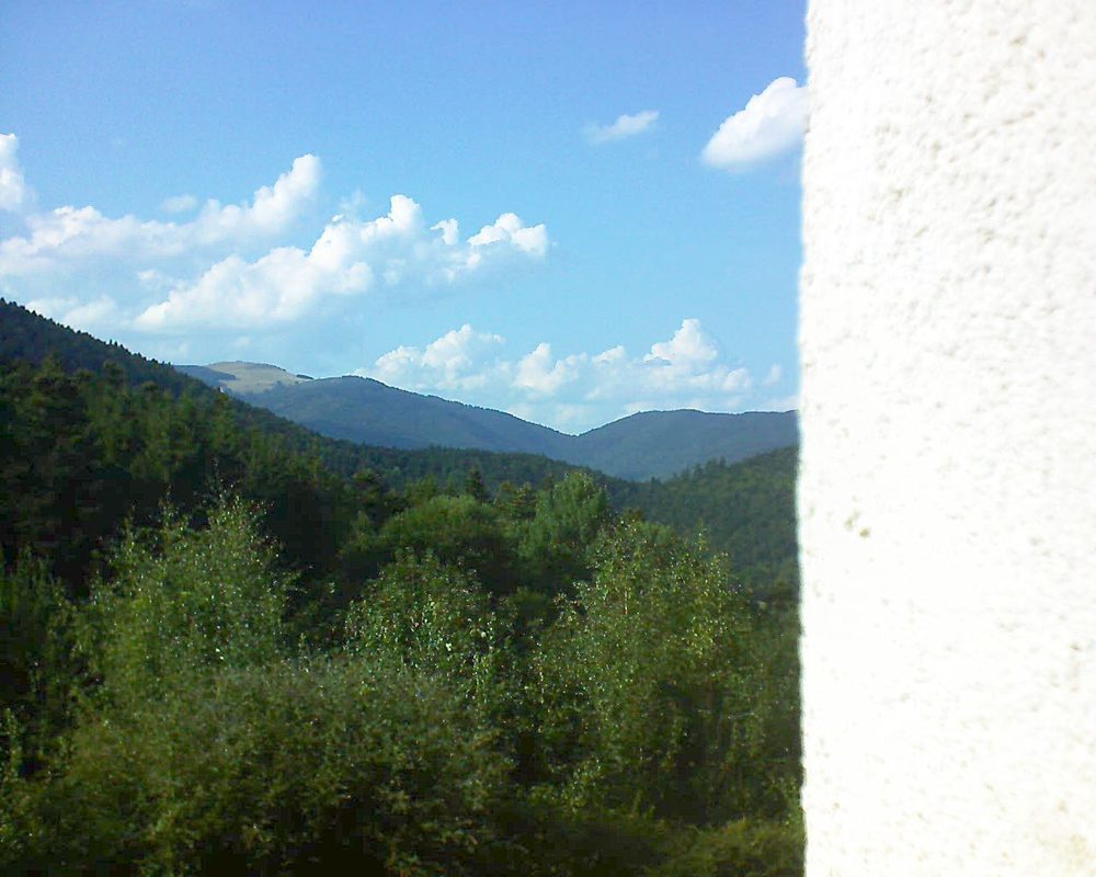 Le petit ballon vu depuis le Domaine Langmatt à Murbach le 21.08.2018 à 17:30 Le petit ballon (Alsace, Vosges) le 21.08.2018 à 17:30