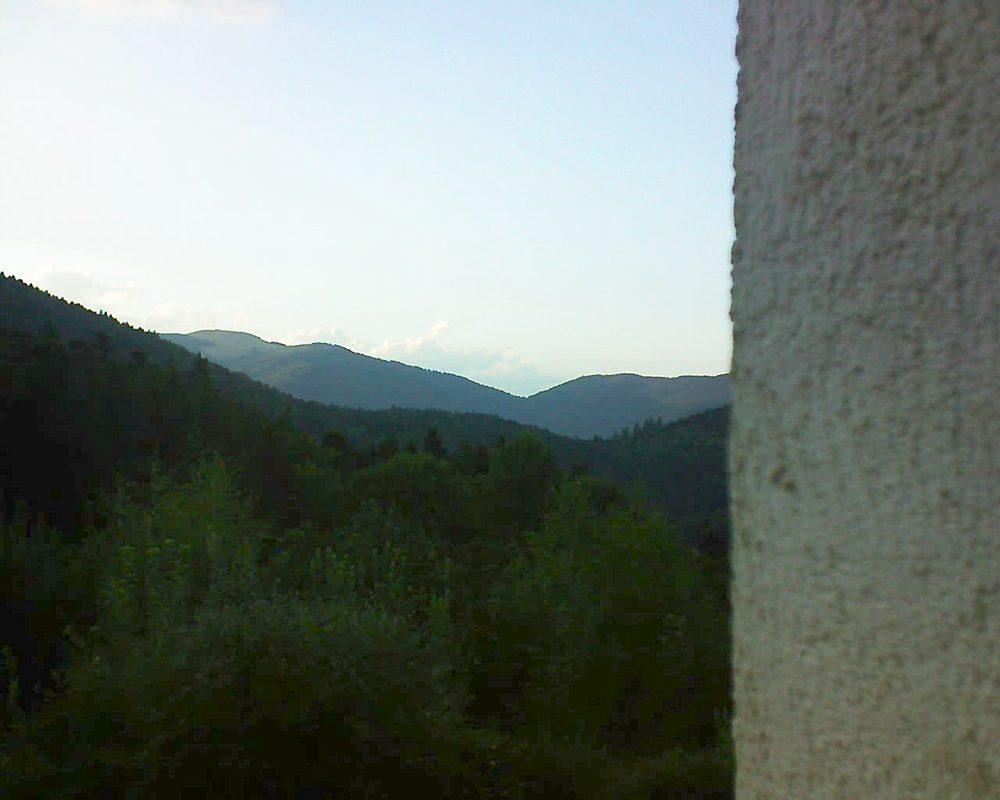 Le petit ballon vu depuis le Domaine Langmatt à Murbach le 21.08.2018 à 19:45 Le petit ballon (Alsace, Vosges) le 21.08.2018 à 19:45