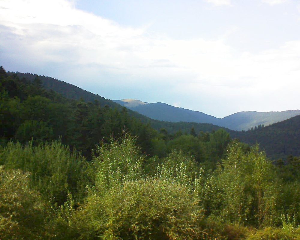 Le petit ballon vu depuis le Domaine Langmatt à Murbach le 22.08.2018 à 16:45 Le petit ballon (Alsace, Vosges) le 22.08.2018 à 16:45