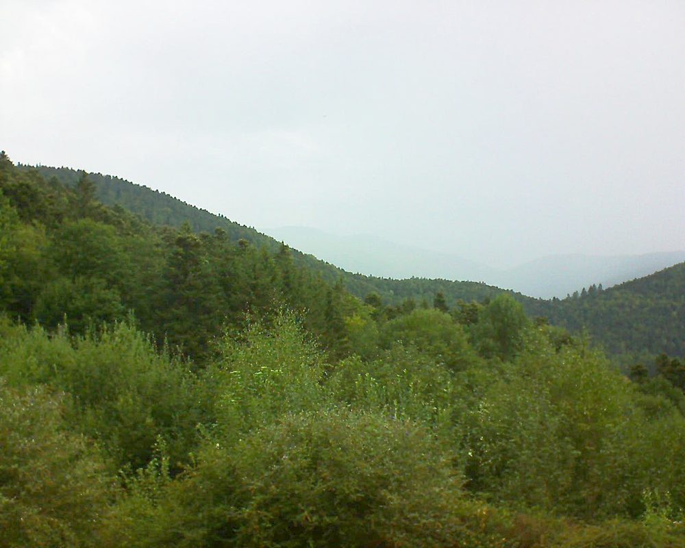 Le petit ballon vu depuis le Domaine Langmatt à Murbach le 23.08.2018 à 10:30 Le petit ballon (Alsace, Vosges) le 23.08.2018 à 10:30