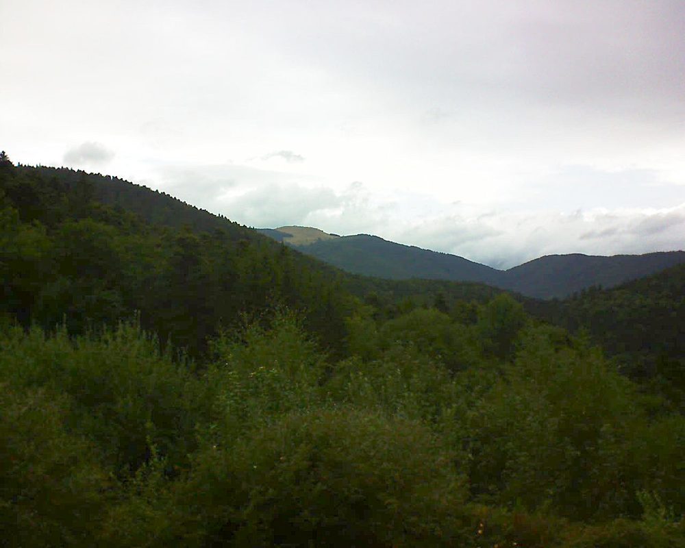 Le petit ballon vu depuis le Domaine Langmatt à Murbach le 25.08.2018 à 16:00 Le petit ballon (Alsace, Vosges) le 25.08.2018 à 16:00