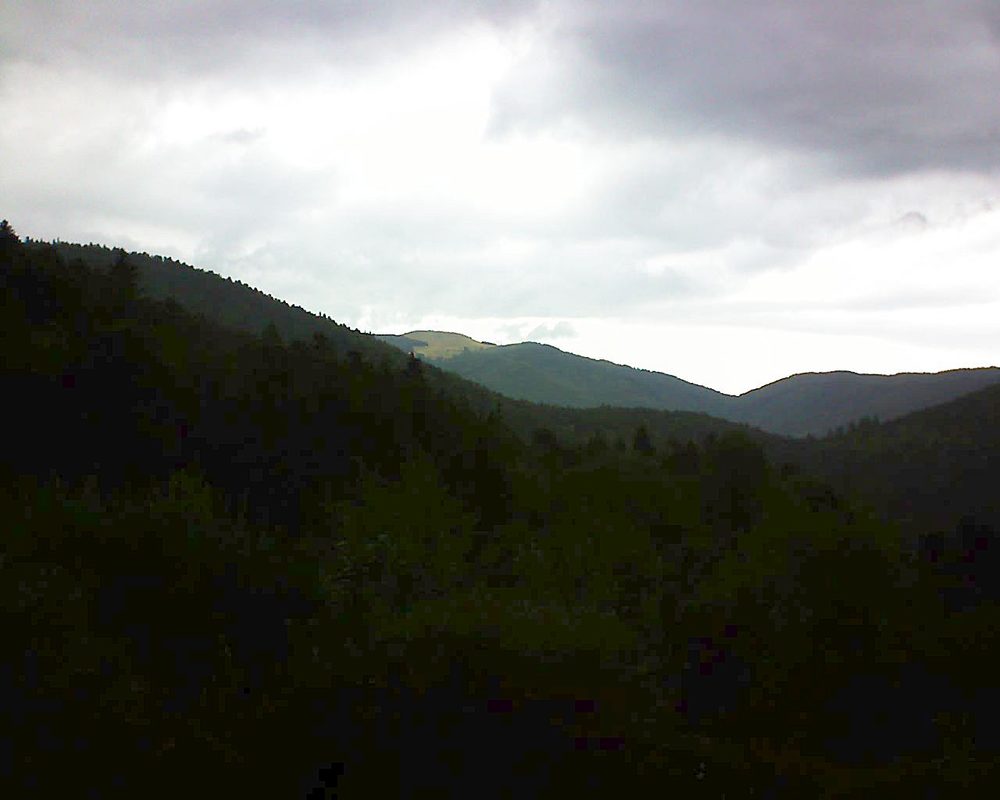 Le petit ballon vu depuis le Domaine Langmatt à Murbach le 25.08.2018 à 17:15 Le petit ballon (Alsace, Vosges) le 25.08.2018 à 17:15