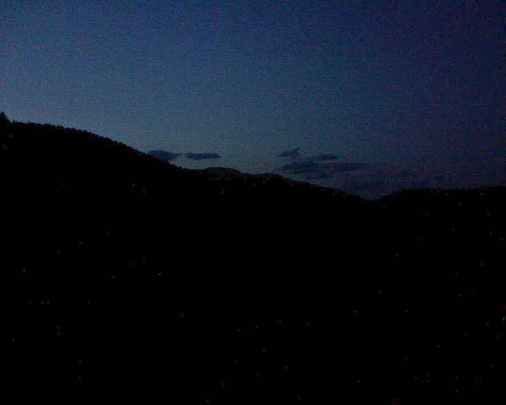 Le petit ballon vu depuis le Domaine Langmatt à Murbach le 25.08.2018 à 21:00 Le petit ballon (Alsace, Vosges) le 25.08.2018 à 21:00