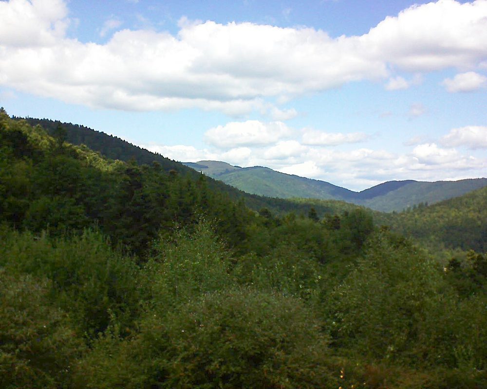 Le petit ballon vu depuis le Domaine Langmatt à Murbach le 26.08.2018 à 13:15 Le petit ballon (Alsace, Vosges) le 26.08.2018 à 13:15