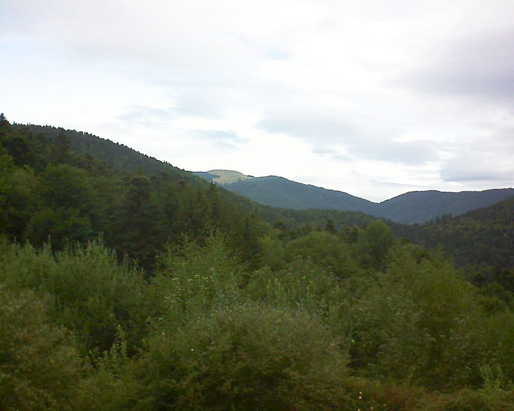 Le petit ballon vu depuis le Domaine Langmatt à Murbach le 27.08.2018 à 10:30 Le petit ballon (Alsace, Vosges) le 27.08.2018 à 10:30