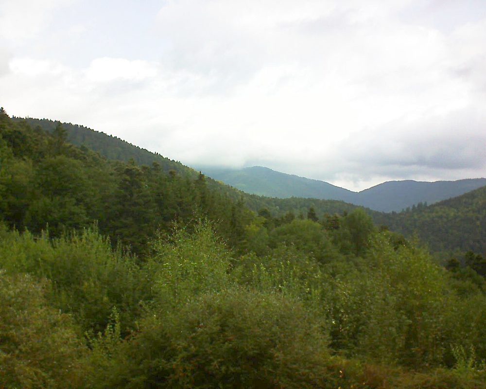 Le petit ballon vu depuis le Domaine Langmatt à Murbach le 28.08.2018 à 10:30 Le petit ballon (Alsace, Vosges) le 28.08.2018 à 10:30