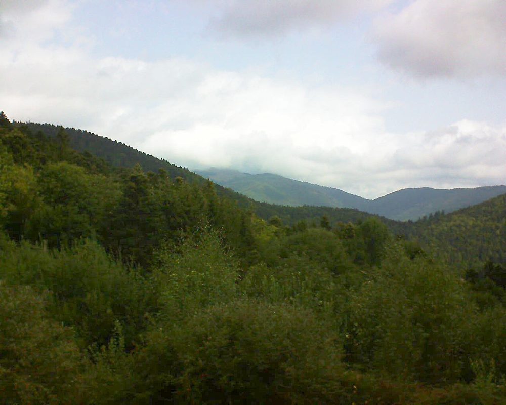 Le petit ballon vu depuis le Domaine Langmatt à Murbach le 28.08.2018 à 10:45 Le petit ballon (Alsace, Vosges) le 28.08.2018 à 10:45