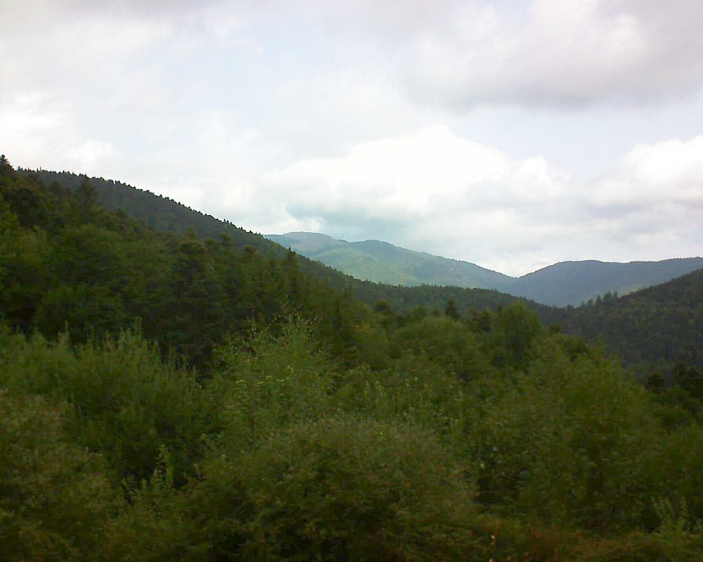Le petit ballon vu depuis le Domaine Langmatt à Murbach le 28.08.2018 à 11:00 Le petit ballon (Alsace, Vosges) le 28.08.2018 à 11:00
