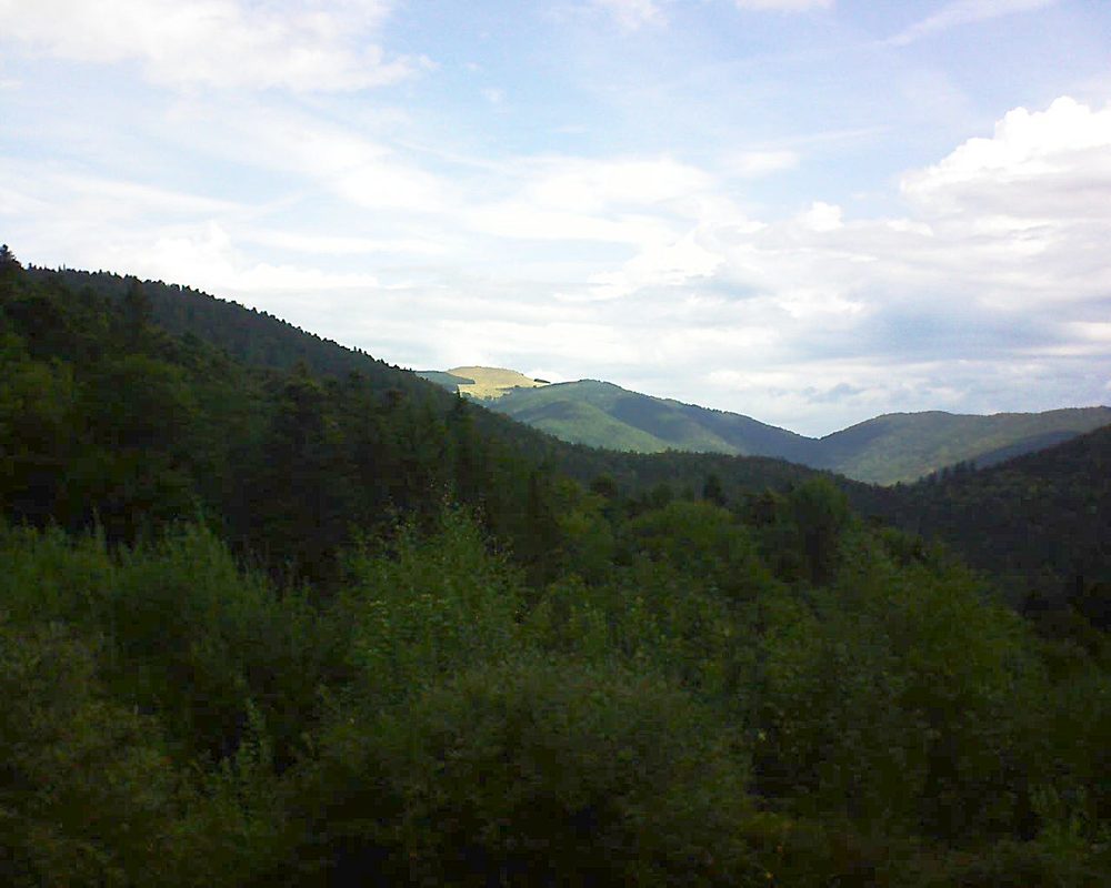Le petit ballon vu depuis le Domaine Langmatt à Murbach le 29.08.2018 à 11:30 Le petit ballon (Alsace, Vosges) le 29.08.2018 à 11:30