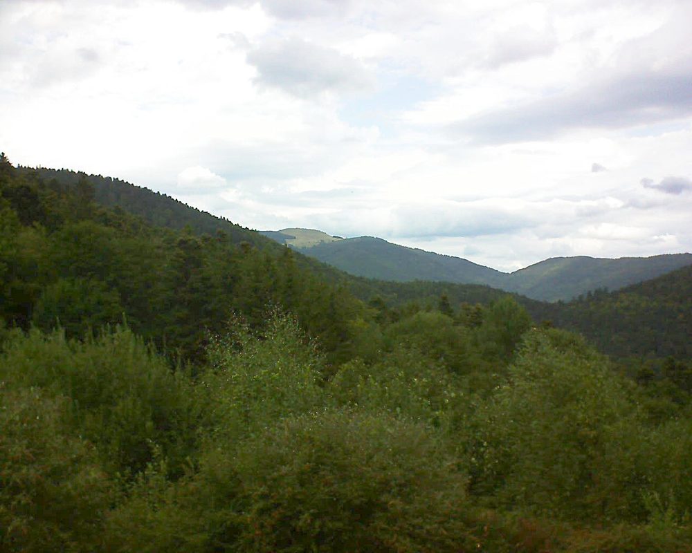 Le petit ballon vu depuis le Domaine Langmatt à Murbach le 29.08.2018 à 13:30 Le petit ballon (Alsace, Vosges) le 29.08.2018 à 13:30