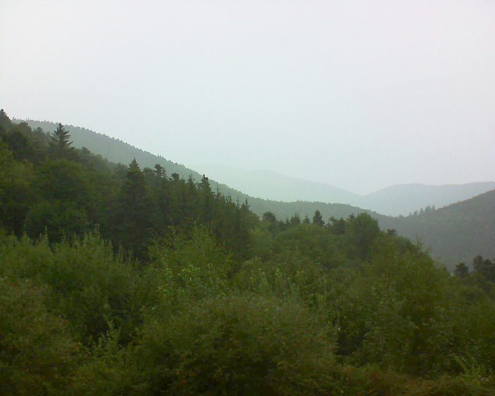 Le petit ballon vu depuis le Domaine Langmatt à Murbach le 29.08.2018 à 14:45 Le petit ballon (Alsace, Vosges) le 29.08.2018 à 14:45