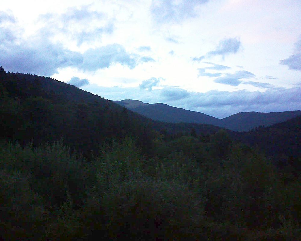 Le petit ballon vu depuis le Domaine Langmatt à Murbach le 29.08.2018 à 20:30 Le petit ballon (Alsace, Vosges) le 29.08.2018 à 20:30