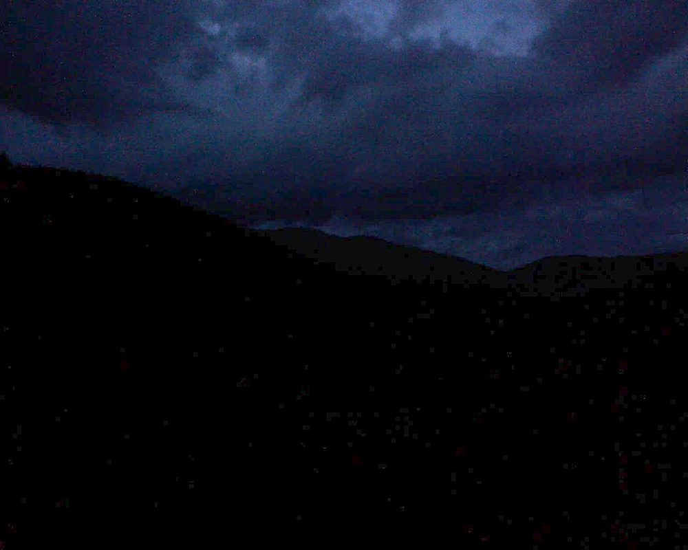 Le petit ballon vu depuis le Domaine Langmatt à Murbach le 29.08.2018 à 20:45 Le petit ballon (Alsace, Vosges) le 29.08.2018 à 20:45