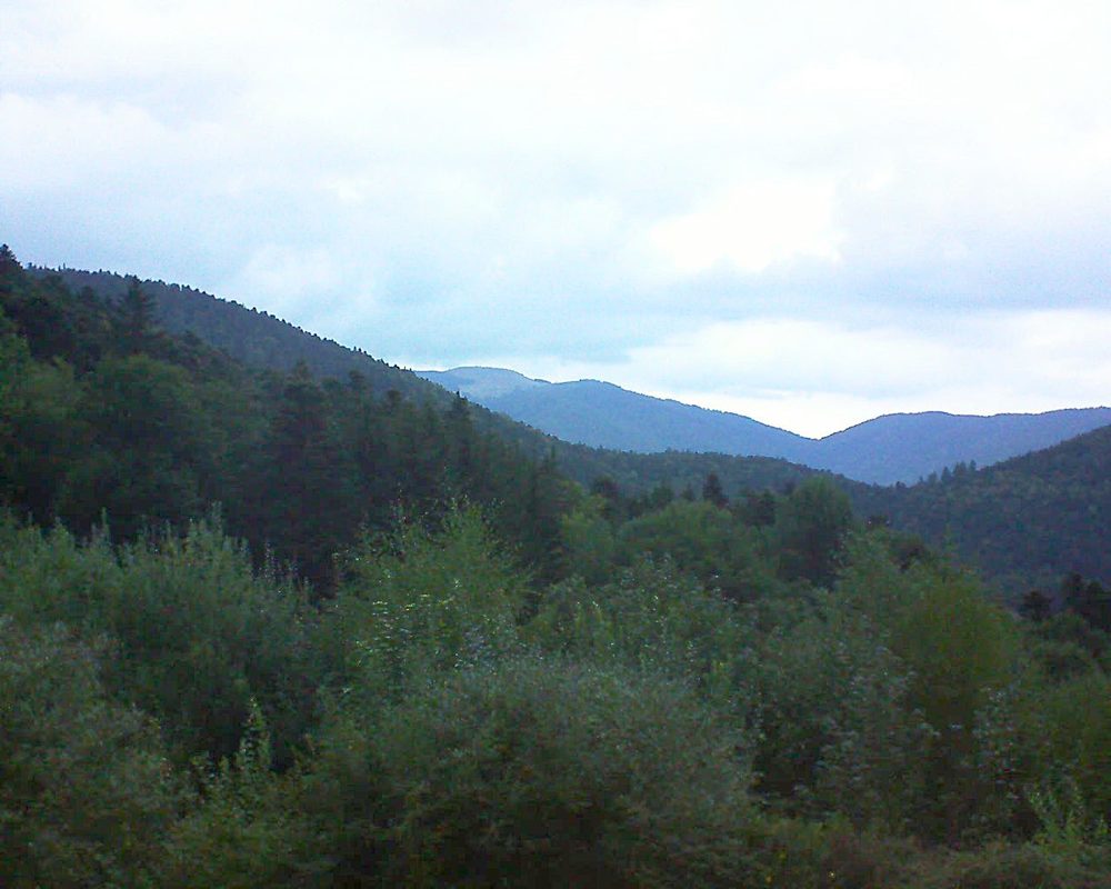 Le petit ballon vu depuis le Domaine Langmatt à Murbach le 30.08.2018 à 20:00 Le petit ballon (Alsace, Vosges) le 30.08.2018 à 20:00