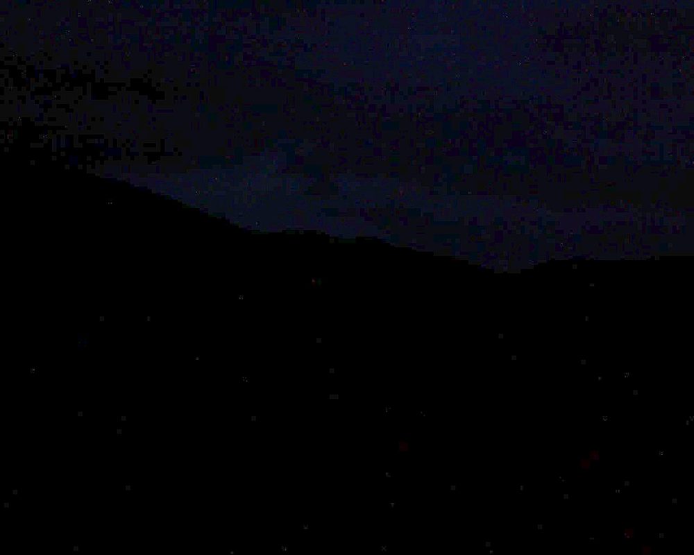 Le petit ballon vu depuis le Domaine Langmatt à Murbach le 30.08.2018 à 20:45 Le petit ballon (Alsace, Vosges) le 30.08.2018 à 20:45