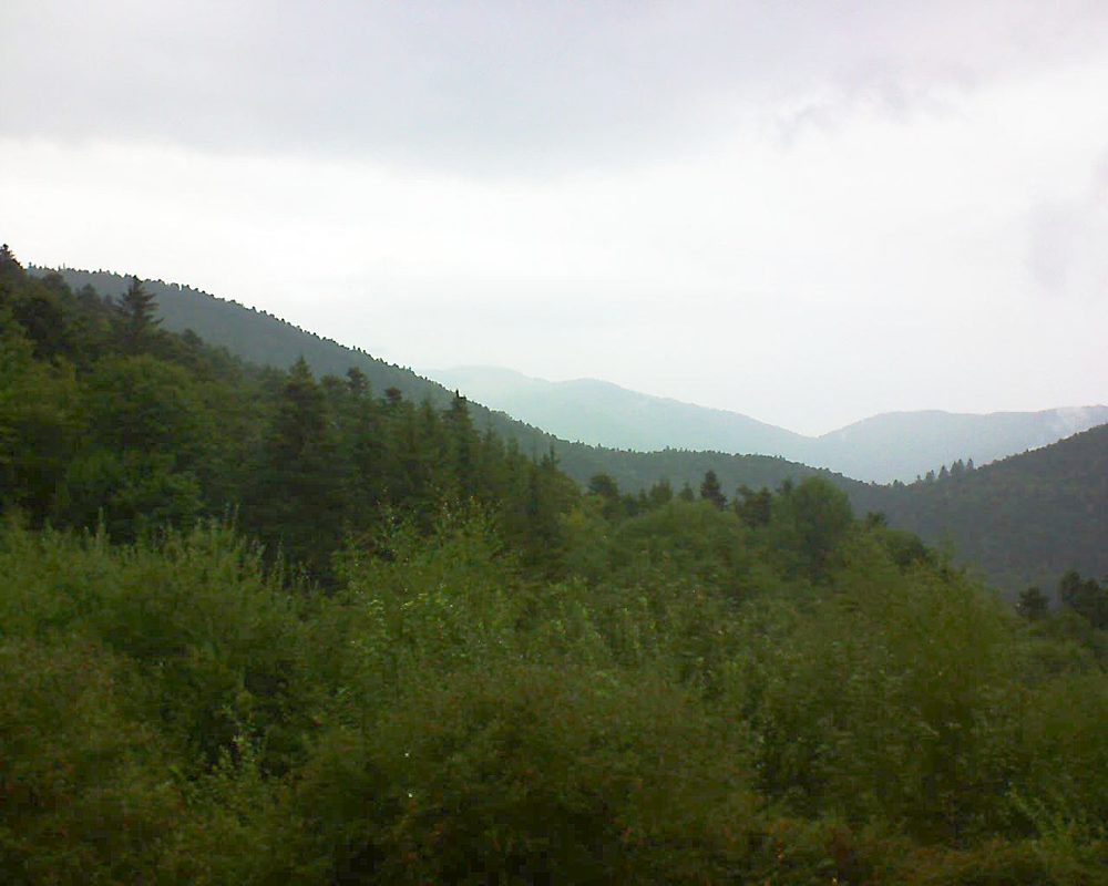 Le petit ballon vu depuis le Domaine Langmatt à Murbach le 31.08.2018 à 12:00 Le petit ballon (Alsace, Vosges) le 31.08.2018 à 12:00