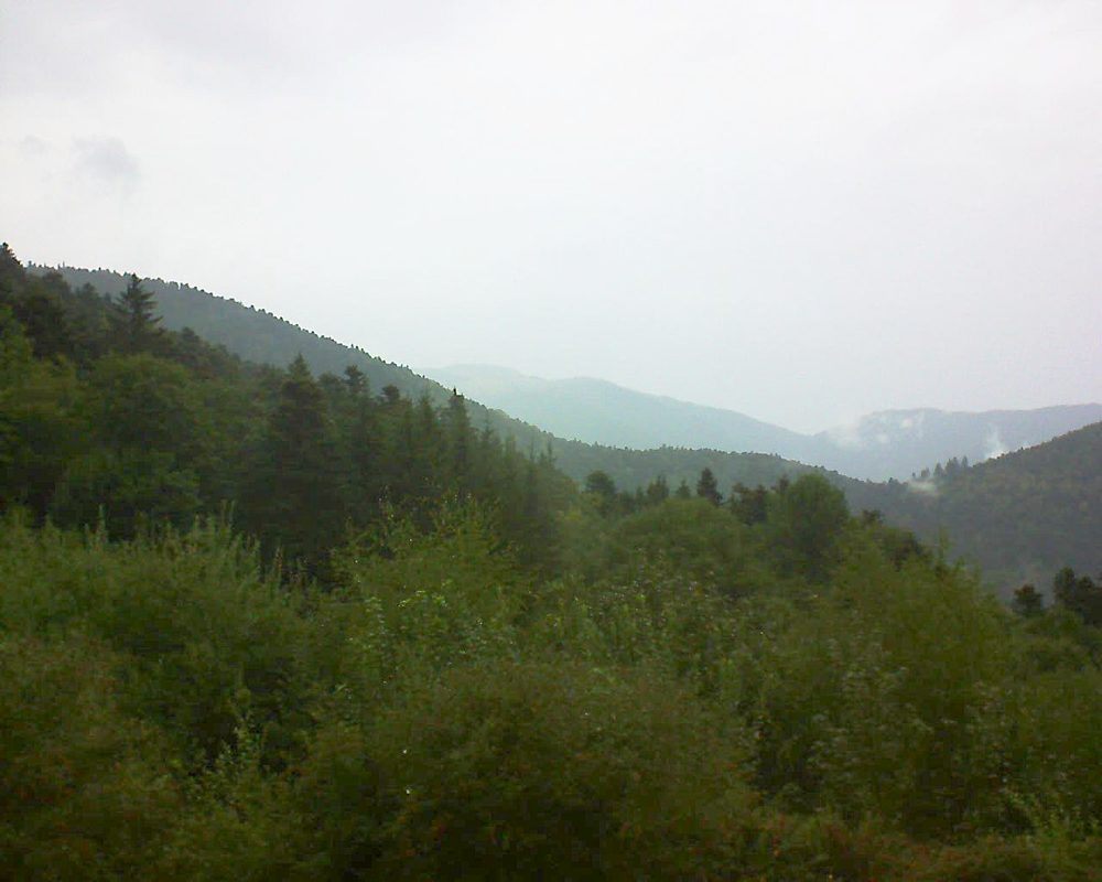 Le petit ballon vu depuis le Domaine Langmatt à Murbach le 31.08.2018 à 12:30 Le petit ballon (Alsace, Vosges) le 31.08.2018 à 12:30