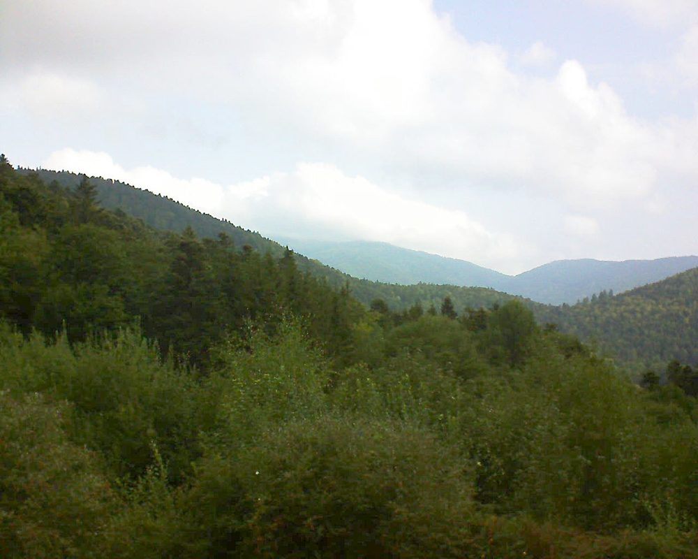 Le petit ballon vu depuis le Domaine Langmatt à Murbach le 01.09.2018 à 10:00 Le petit ballon (Alsace, Vosges) le 01.09.2018 à 10:00