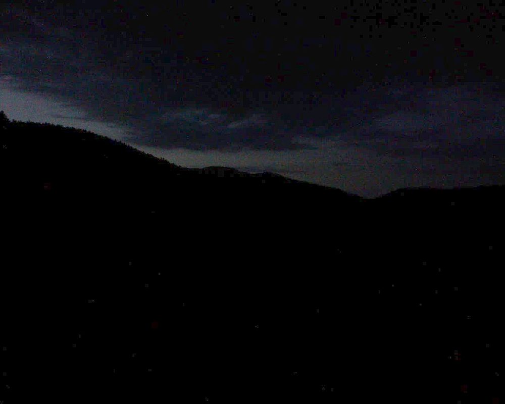 Le petit ballon vu depuis le Domaine Langmatt à Murbach le 01.09.2018 à 20:45 Le petit ballon (Alsace, Vosges) le 01.09.2018 à 20:45