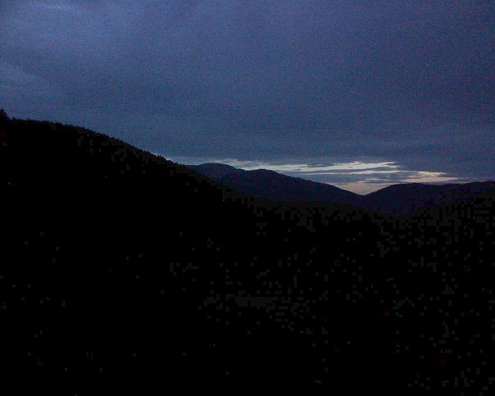 Le petit ballon vu depuis le Domaine Langmatt à Murbach le 02.09.2018 à 06:30 Le petit ballon (Alsace, Vosges) le 02.09.2018 à 06:30