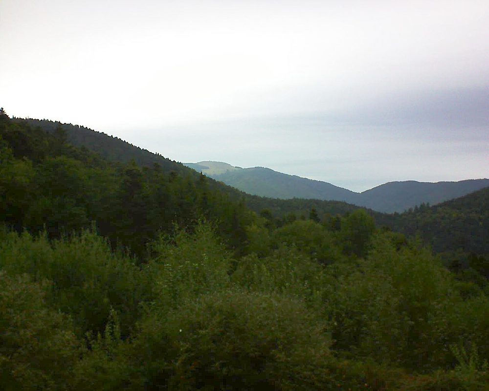 Le petit ballon vu depuis le Domaine Langmatt à Murbach le 02.09.2018 à 10:00 Le petit ballon (Alsace, Vosges) le 02.09.2018 à 10:00