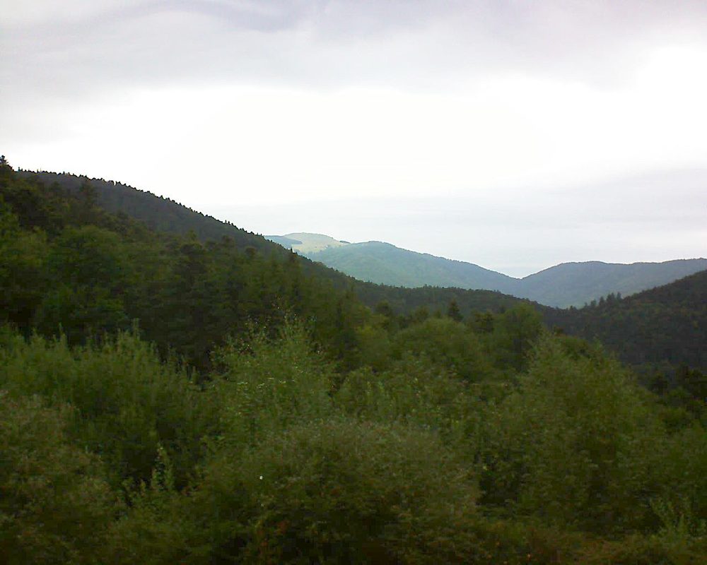 Le petit ballon vu depuis le Domaine Langmatt à Murbach le 02.09.2018 à 10:45 Le petit ballon (Alsace, Vosges) le 02.09.2018 à 10:45