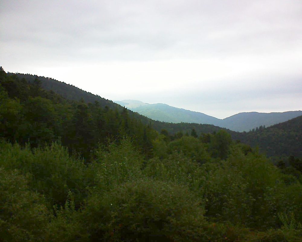 Le petit ballon vu depuis le Domaine Langmatt à Murbach le 02.09.2018 à 15:30 Le petit ballon (Alsace, Vosges) le 02.09.2018 à 15:30