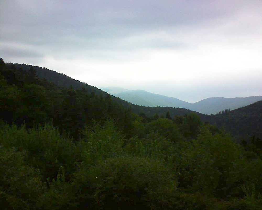 Le petit ballon vu depuis le Domaine Langmatt à Murbach le 02.09.2018 à 16:45 Le petit ballon (Alsace, Vosges) le 02.09.2018 à 16:45