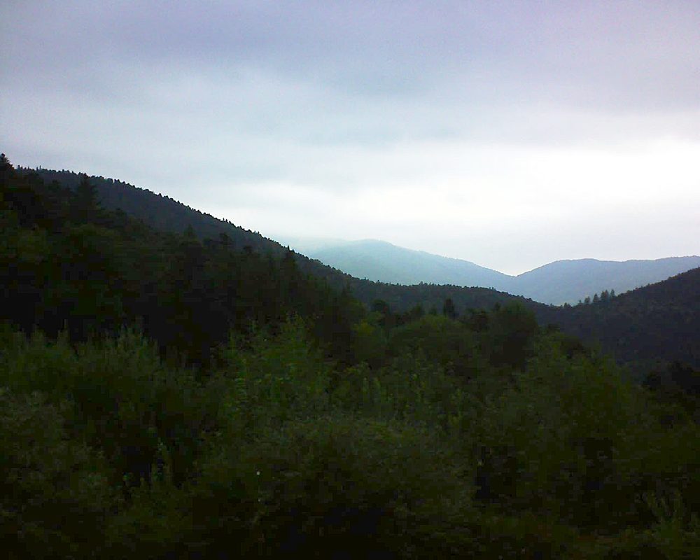 Le petit ballon vu depuis le Domaine Langmatt à Murbach le 02.09.2018 à 17:15 Le petit ballon (Alsace, Vosges) le 02.09.2018 à 17:15