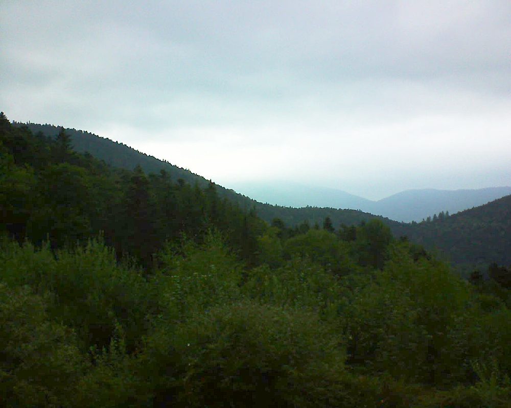 Le petit ballon vu depuis le Domaine Langmatt à Murbach le 02.09.2018 à 18:15 Le petit ballon (Alsace, Vosges) le 02.09.2018 à 18:15