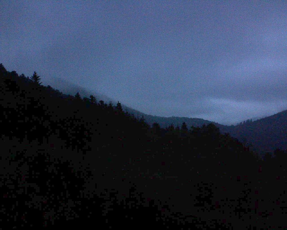Le petit ballon vu depuis le Domaine Langmatt à Murbach le 03.09.2018 à 06:45 Le petit ballon (Alsace, Vosges) le 03.09.2018 à 06:45