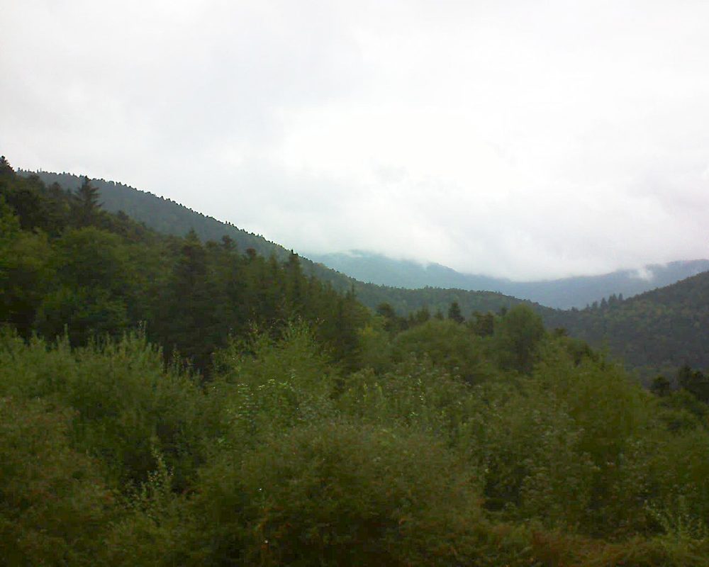 Le petit ballon vu depuis le Domaine Langmatt à Murbach le 03.09.2018 à 10:30 Le petit ballon (Alsace, Vosges) le 03.09.2018 à 10:30