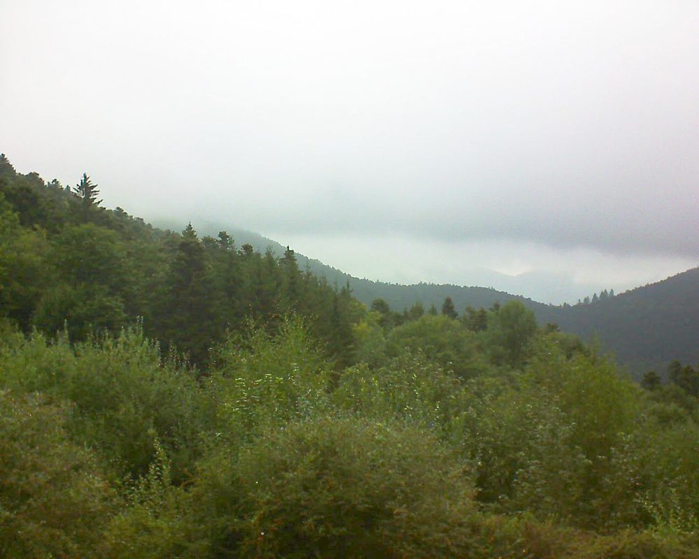 Le petit ballon vu depuis le Domaine Langmatt à Murbach le 03.09.2018 à 12:15 Le petit ballon (Alsace, Vosges) le 03.09.2018 à 12:15