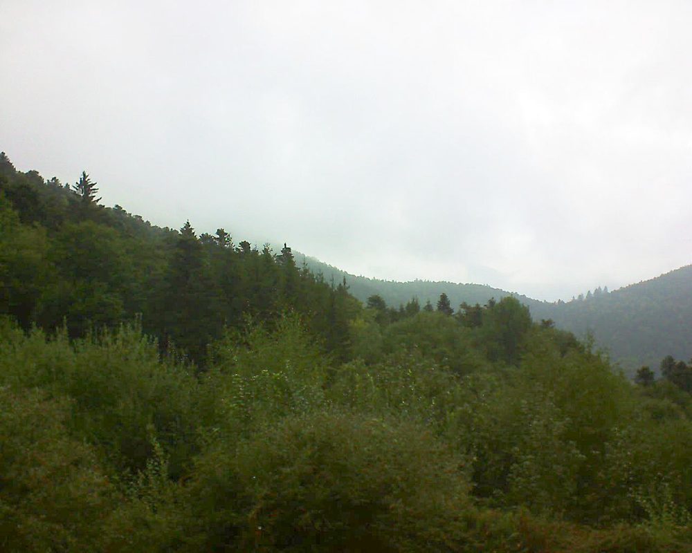 Le petit ballon vu depuis le Domaine Langmatt à Murbach le 03.09.2018 à 12:45 Le petit ballon (Alsace, Vosges) le 03.09.2018 à 12:45