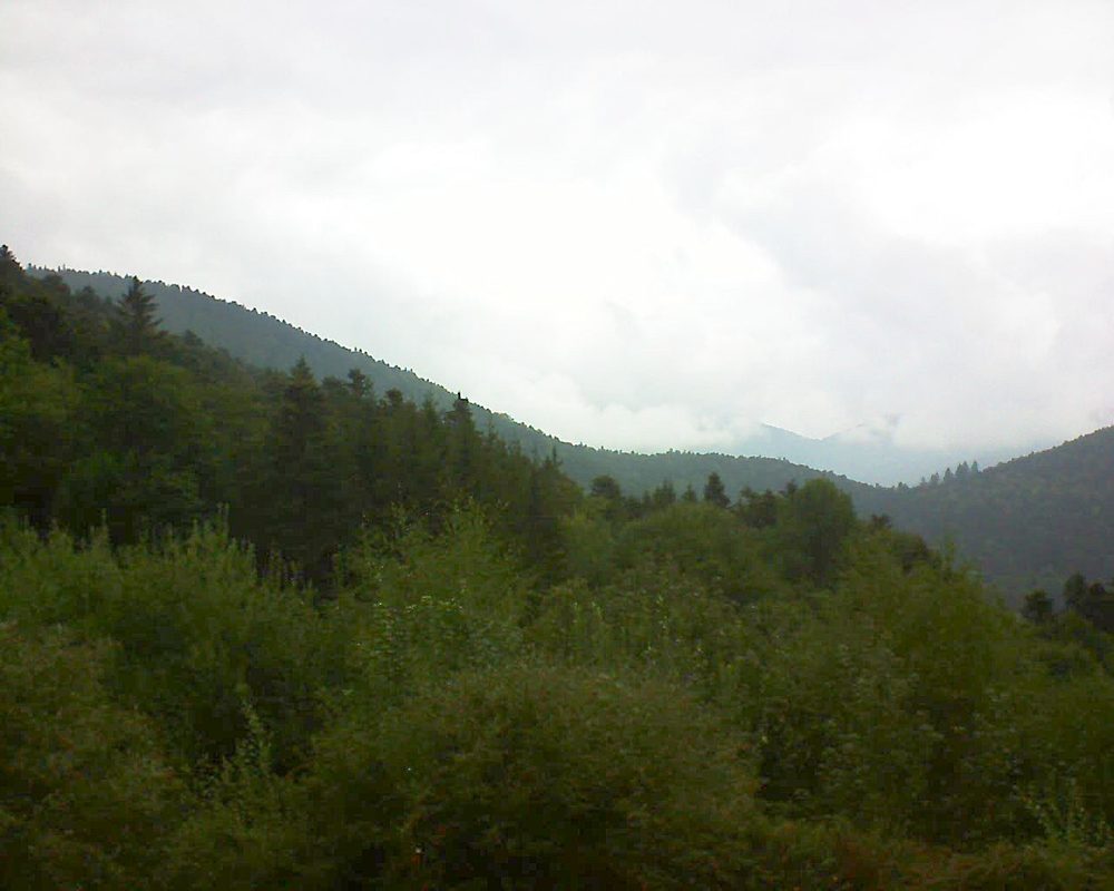 Le petit ballon vu depuis le Domaine Langmatt à Murbach le 03.09.2018 à 13:00 Le petit ballon (Alsace, Vosges) le 03.09.2018 à 13:00
