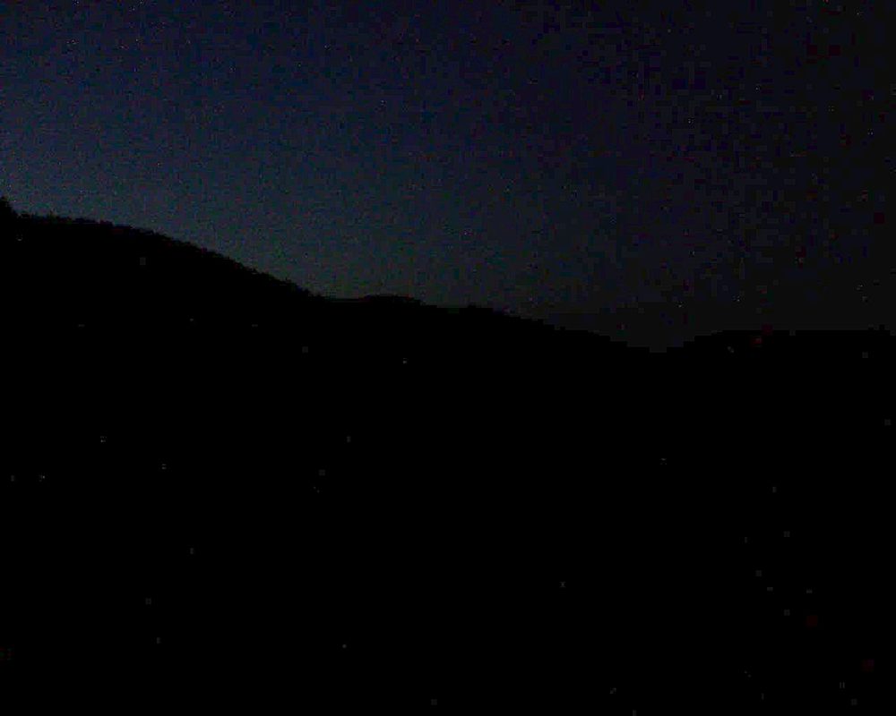 Le petit ballon vu depuis le Domaine Langmatt à Murbach le 04.09.2018 à 20:45 Le petit ballon (Alsace, Vosges) le 04.09.2018 à 20:45