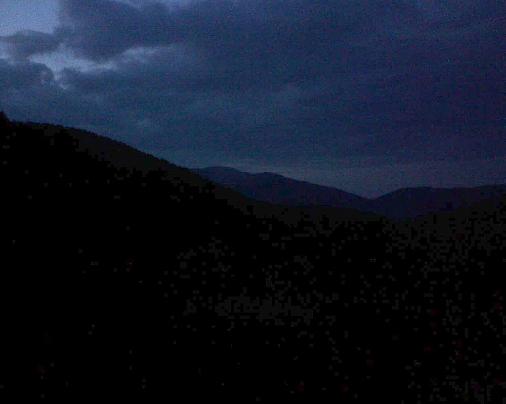 Le petit ballon vu depuis le Domaine Langmatt à Murbach le 05.09.2018 à 20:30 Le petit ballon (Alsace, Vosges) le 05.09.2018 à 20:30