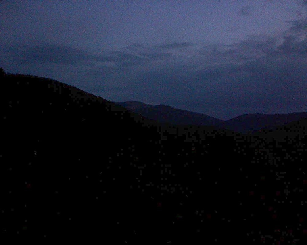 Le petit ballon vu depuis le Domaine Langmatt à Murbach le 06.09.2018 à 06:30 Le petit ballon (Alsace, Vosges) le 06.09.2018 à 06:30